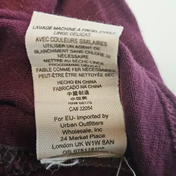 Free People We the Free Midnight Color Block Oversize Boho Tee Women's M + 3580 - Picture 6 of 8